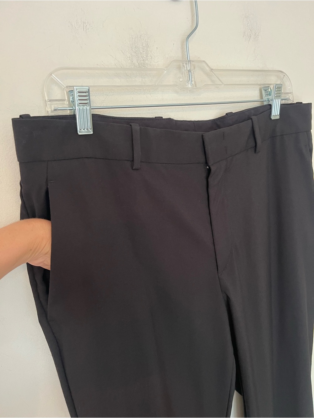 COS 100% Wool Tailored Dress Pants Black Career Office 36R The Boys - Picture 5 of 13